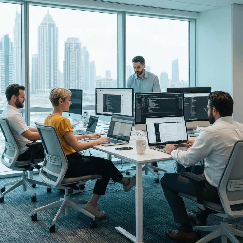 Easywebplans web design team in Dubai office